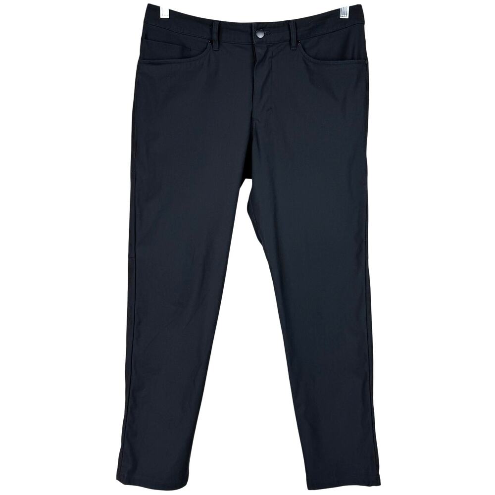 Lululemon ABC Pant Slim Warpstreme Black Men's Size 33 x 29 EUC
